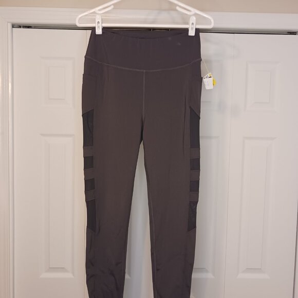 3/$18 - White Birch Gray Leggings Size Medium - Picture 1 of 6